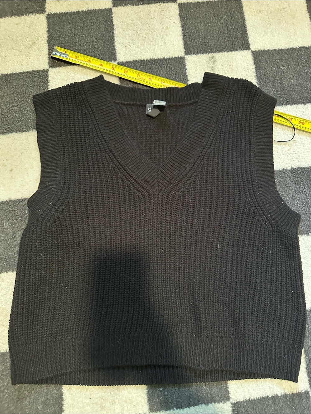 H&M divided knit sweater vest